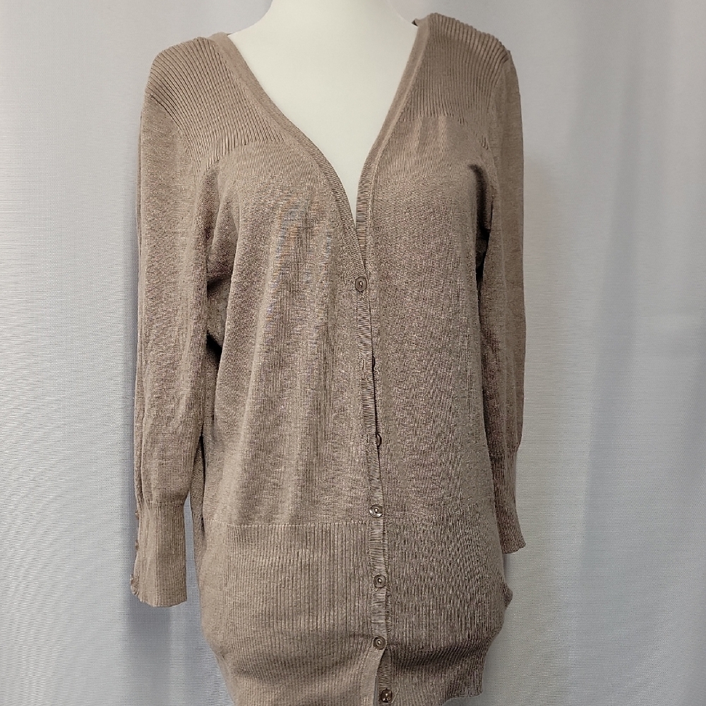 Maurices Women's Beige Cardigan Sweater